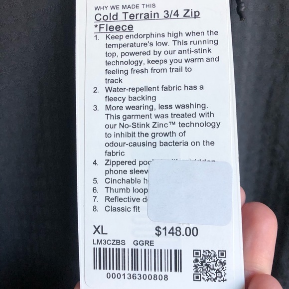 New! Lululemon 3/4 Cold Terrain - Picture 5 of 7